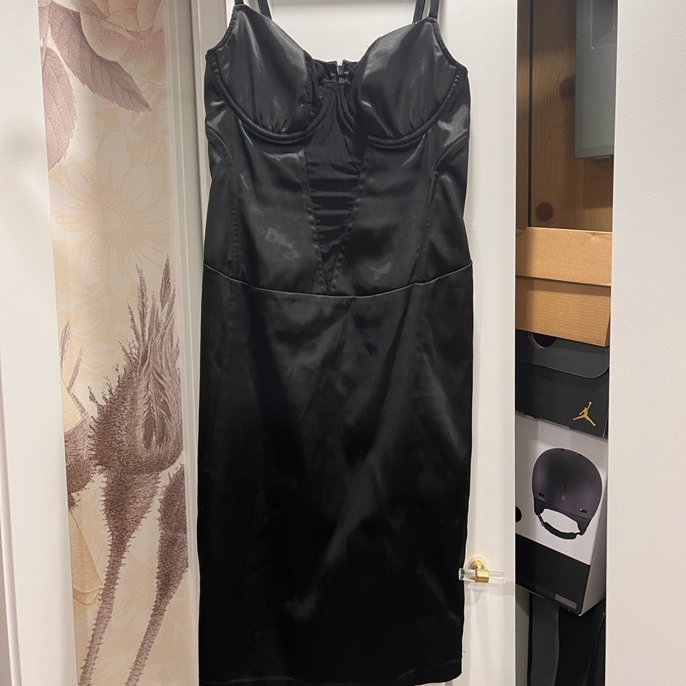 Marciano Strapless Black Dress